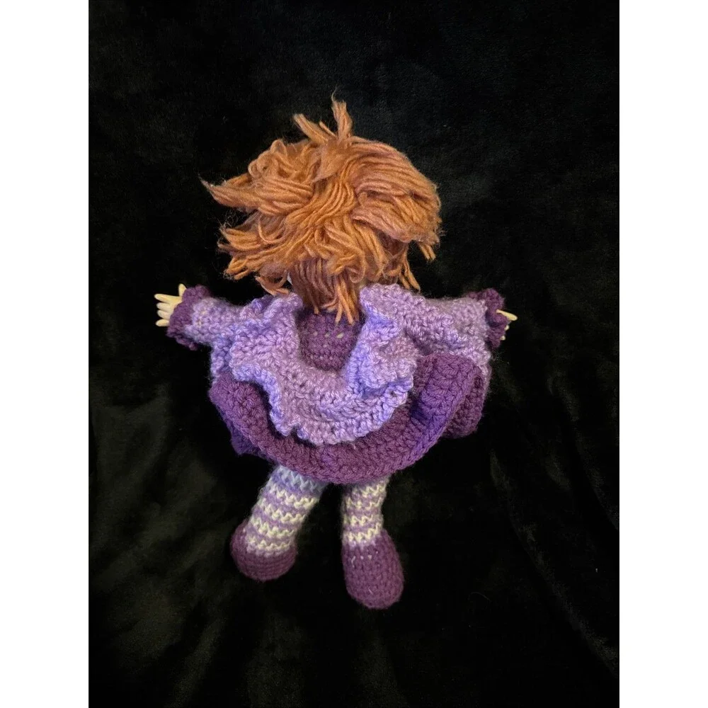 Vintage 80s Plum Pudding Strawberry Shortcake 14” Crochet Dolls